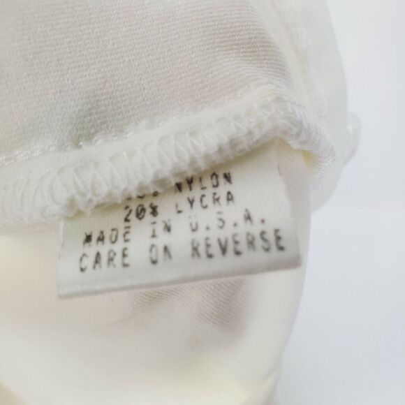 Flora Nikrooz Womens Ivory Lace Overlay Camisole Sleeveless‎ Top EUC Small - Picture 6 of 7